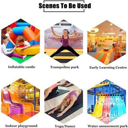 Anti Skid Socks Toddler Girls Boys Non Slip Trampoline Socks for Kids Bulk 6 Pairs - Chalk School of Movement