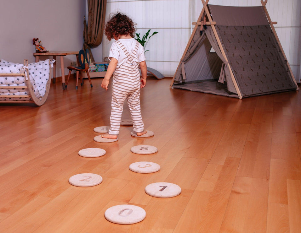 Balance Beam and Stepping Stones Set - Chalk School of Movement