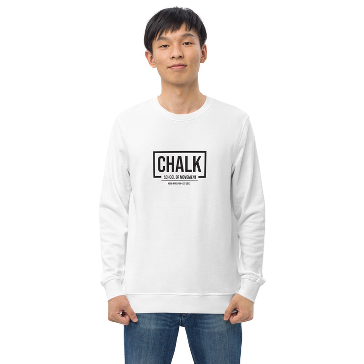 Chalk Logo Unisex organic sweatshirt - Chalk School of Movement