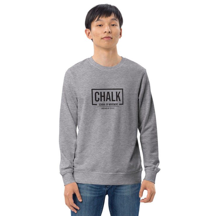 Chalk Logo Unisex organic sweatshirt - Chalk School of Movement