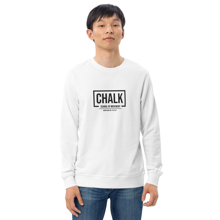 Chalk Logo Unisex organic sweatshirt - Chalk School of Movement