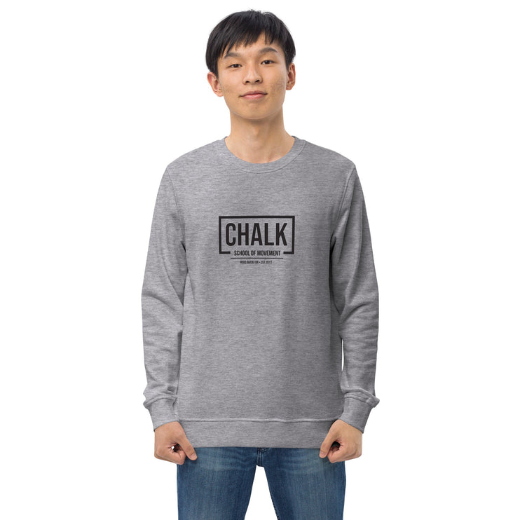 Chalk Logo Unisex organic sweatshirt - Chalk School of Movement