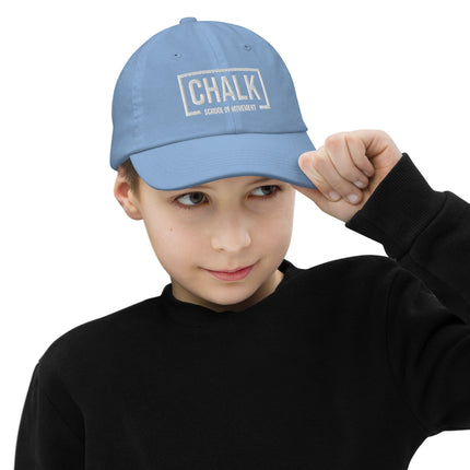 Chalk Youth baseball cap - White Logo - Chalk School of Movement