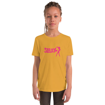 Slaay Youth Short Sleeve T-Shirt - Chalk School of Movement