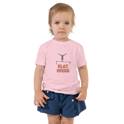 Slay Queen Toddler Short Sleeve Tee - Chalk School of Movement