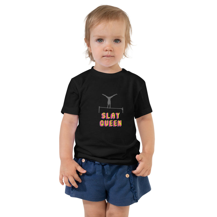 Slay Queen Toddler Short Sleeve Tee - Chalk School of Movement