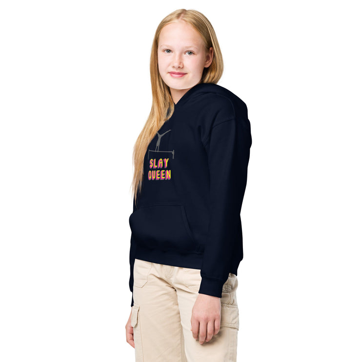 Slay Queen Youth Heavy Blend Hoodie - Chalk School of Movement