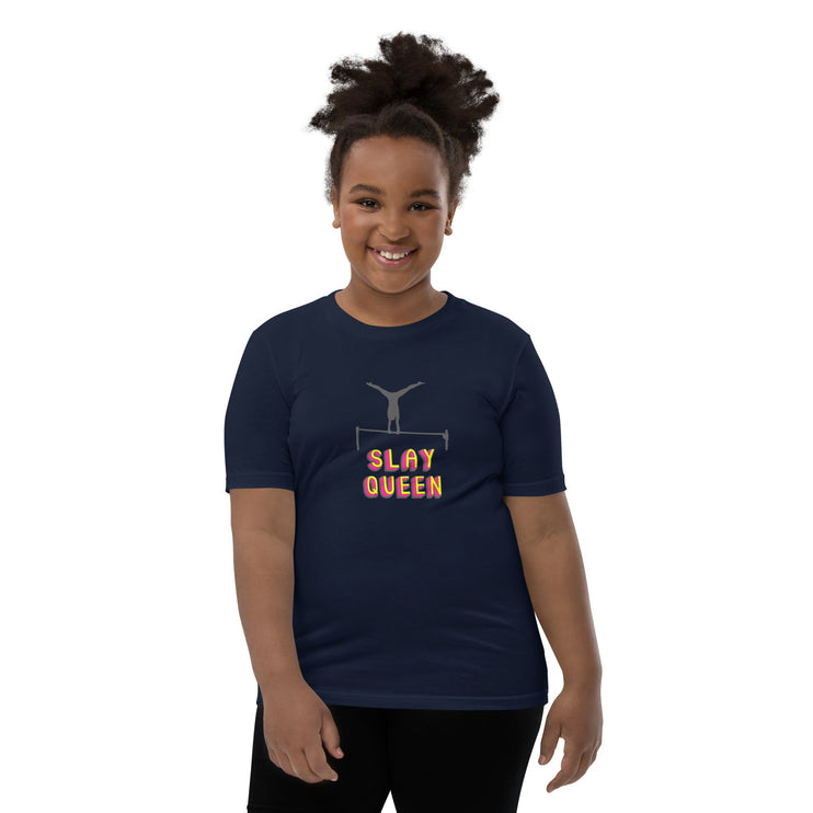 Slay Queen Youth Short Sleeve T-Shirt - Chalk School of Movement
