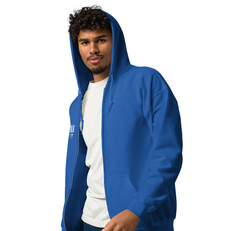 Unisex heavy blend zip hoodie - Chalk School of Movement