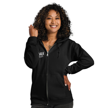 Unisex heavy blend zip hoodie - Chalk School of Movement