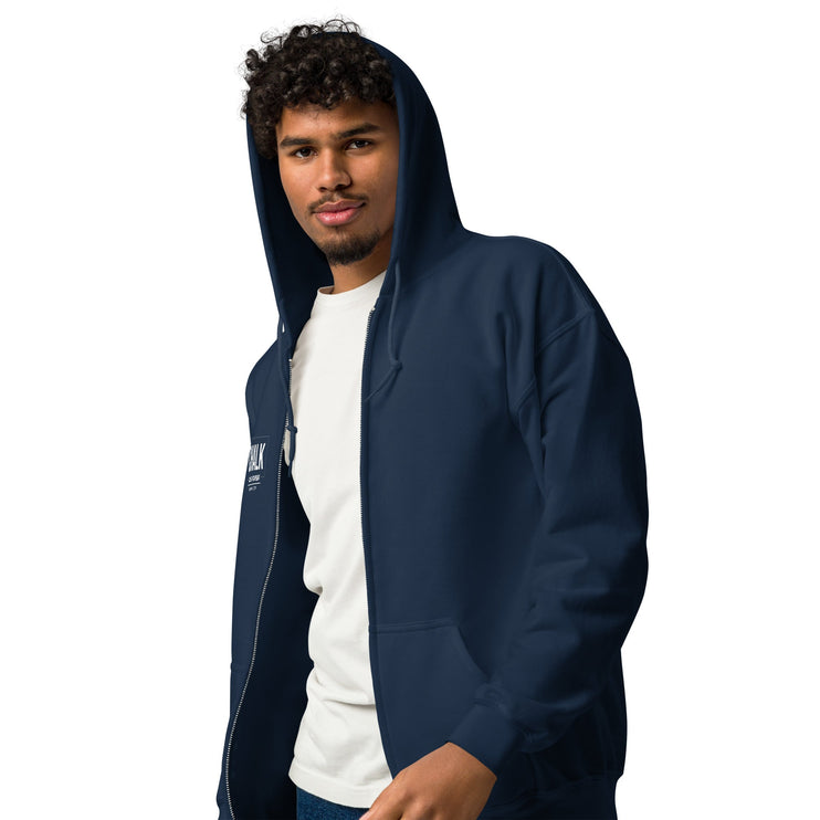 Unisex heavy blend zip hoodie - Chalk School of Movement